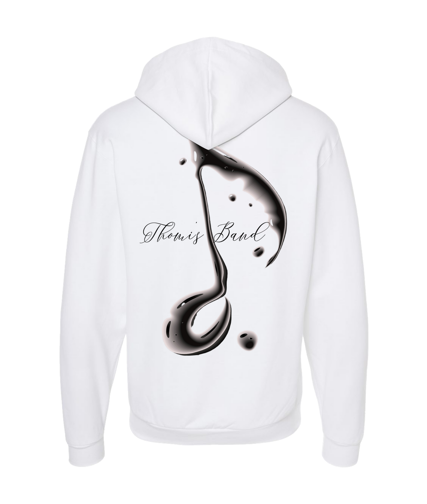 MobiWeb - Thomi’s Band - White Zip Up Hoodie