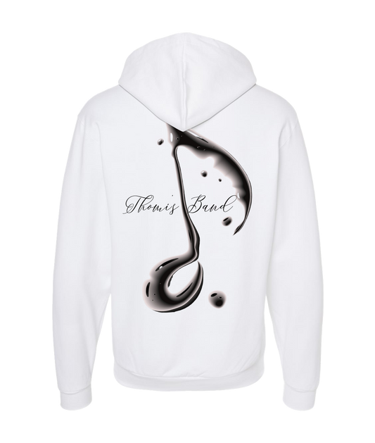 MobiWeb - Thomi’s Band - White Zip Up Hoodie