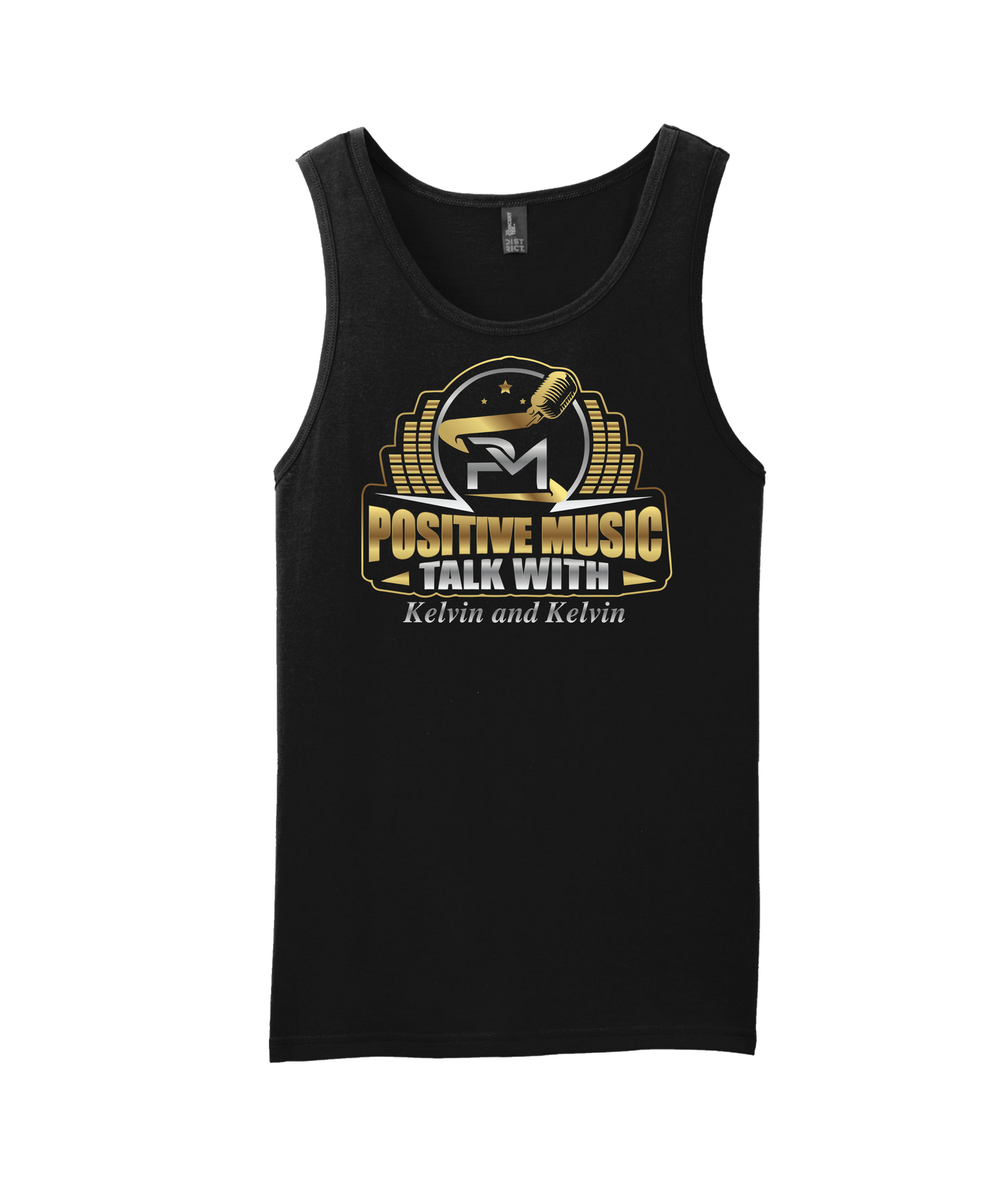 MobiWeb - Positive Music With Kelvin & Kelvin - Black Tank Top