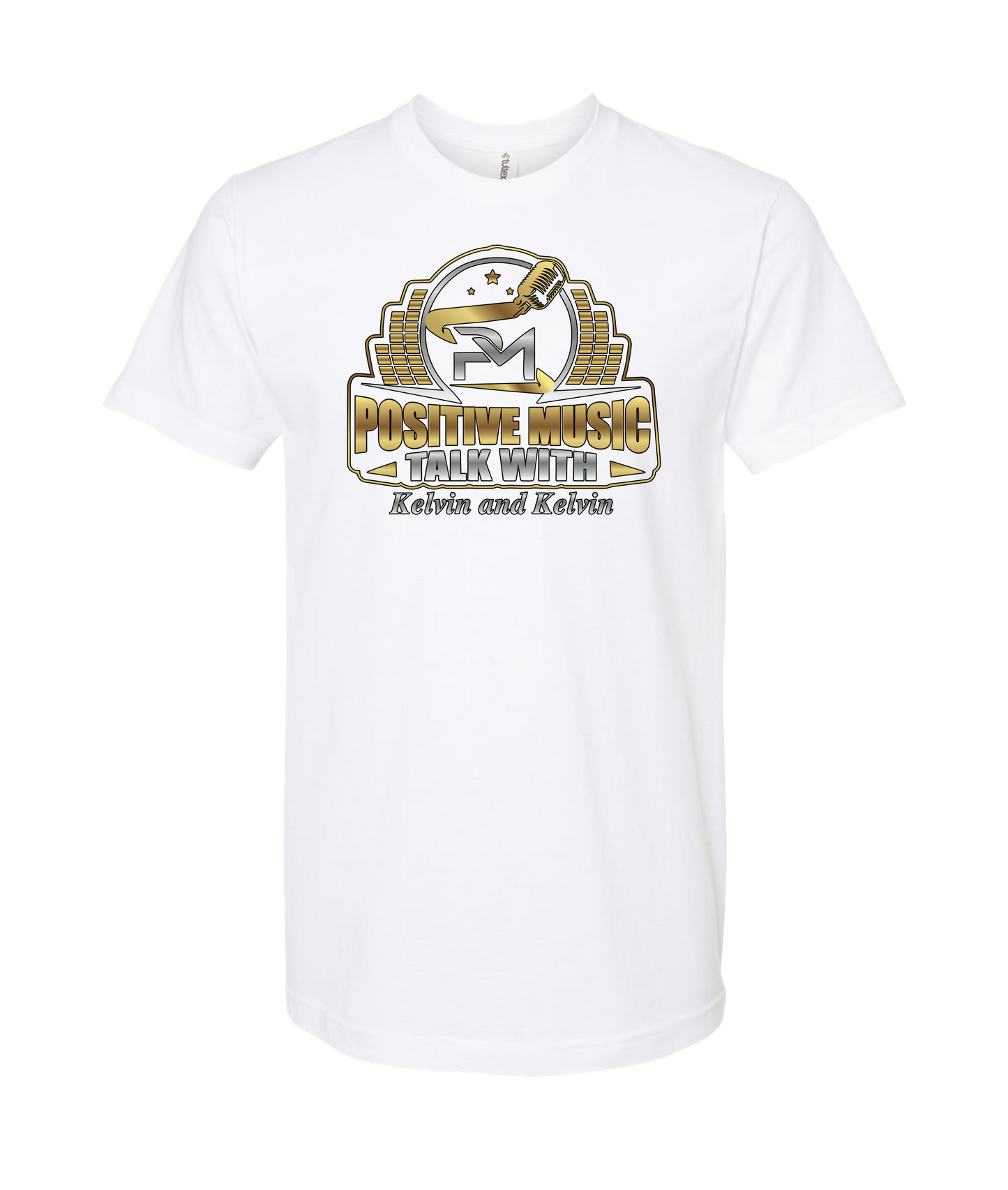 MobiWeb - Positive Music With Kelvin & Kelvin - White T-Shirt