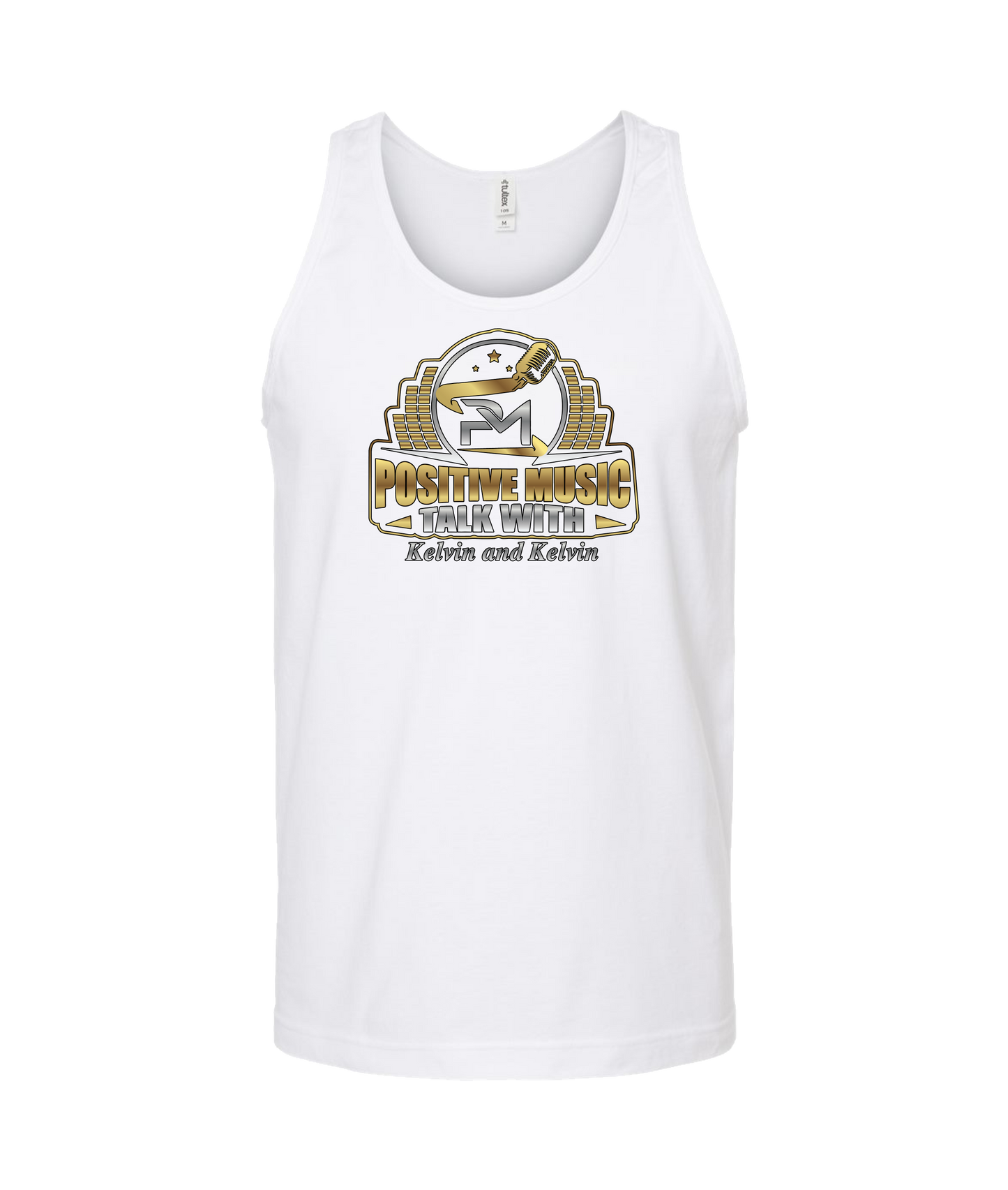 MobiWeb - Positive Music With Kelvin & Kelvin - White Tank Top