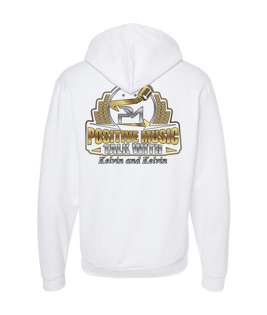 MobiWeb - Positive Music With Kelvin & Kelvin - White Zip Up Hoodie