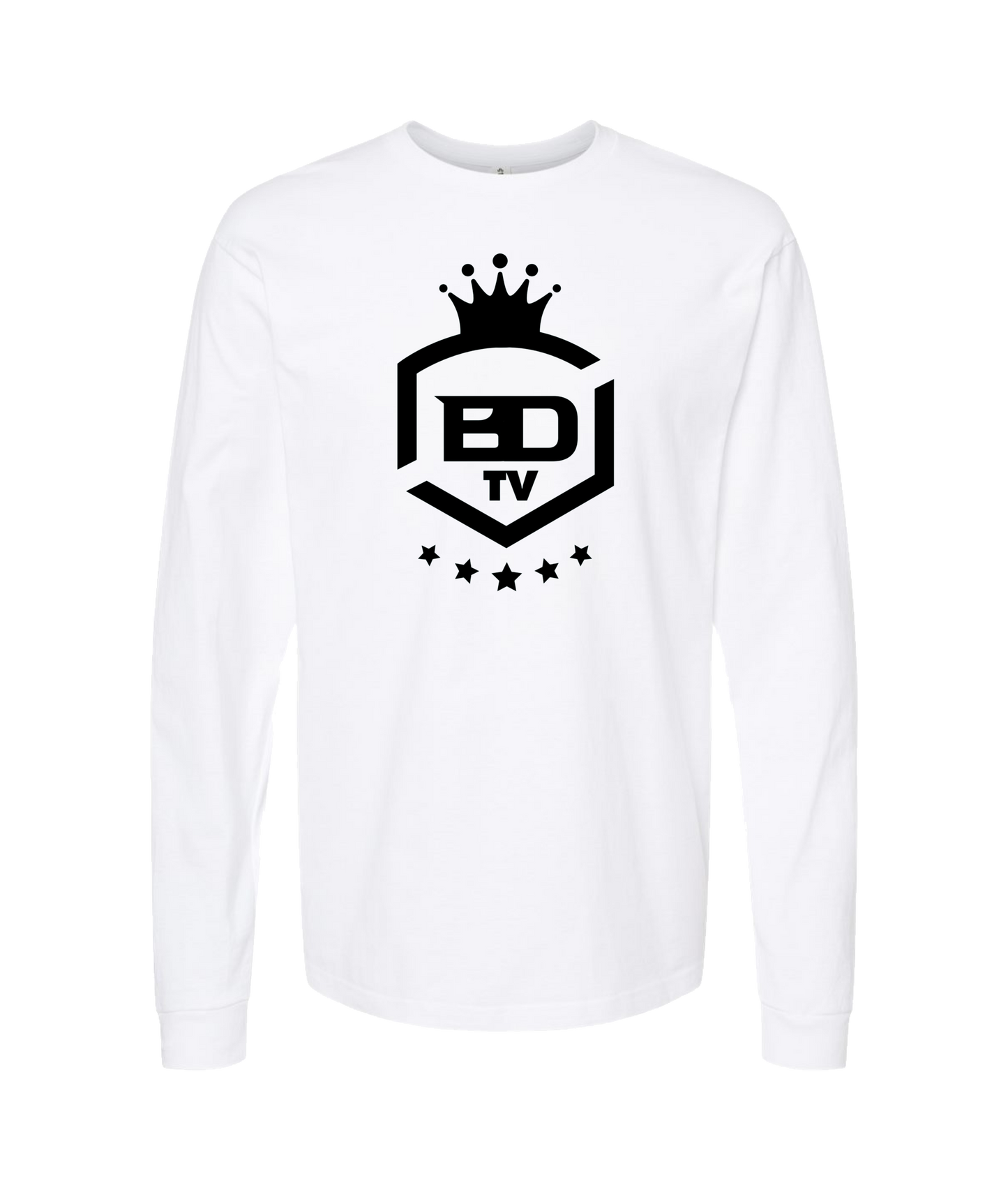 MobiWeb - BDTV Logo - White Long Sleeve T