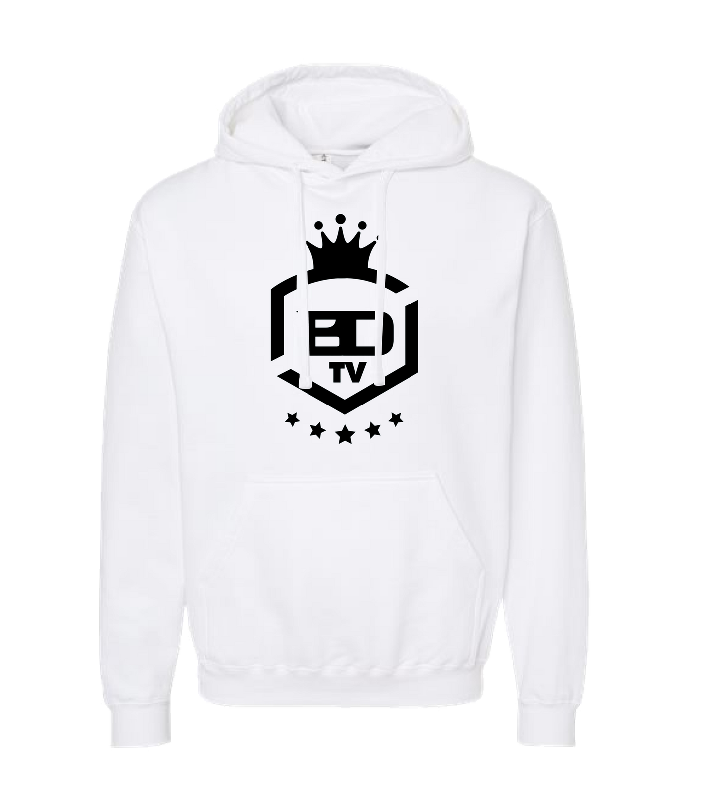 MobiWeb - BDTV Logo - White Hoodie