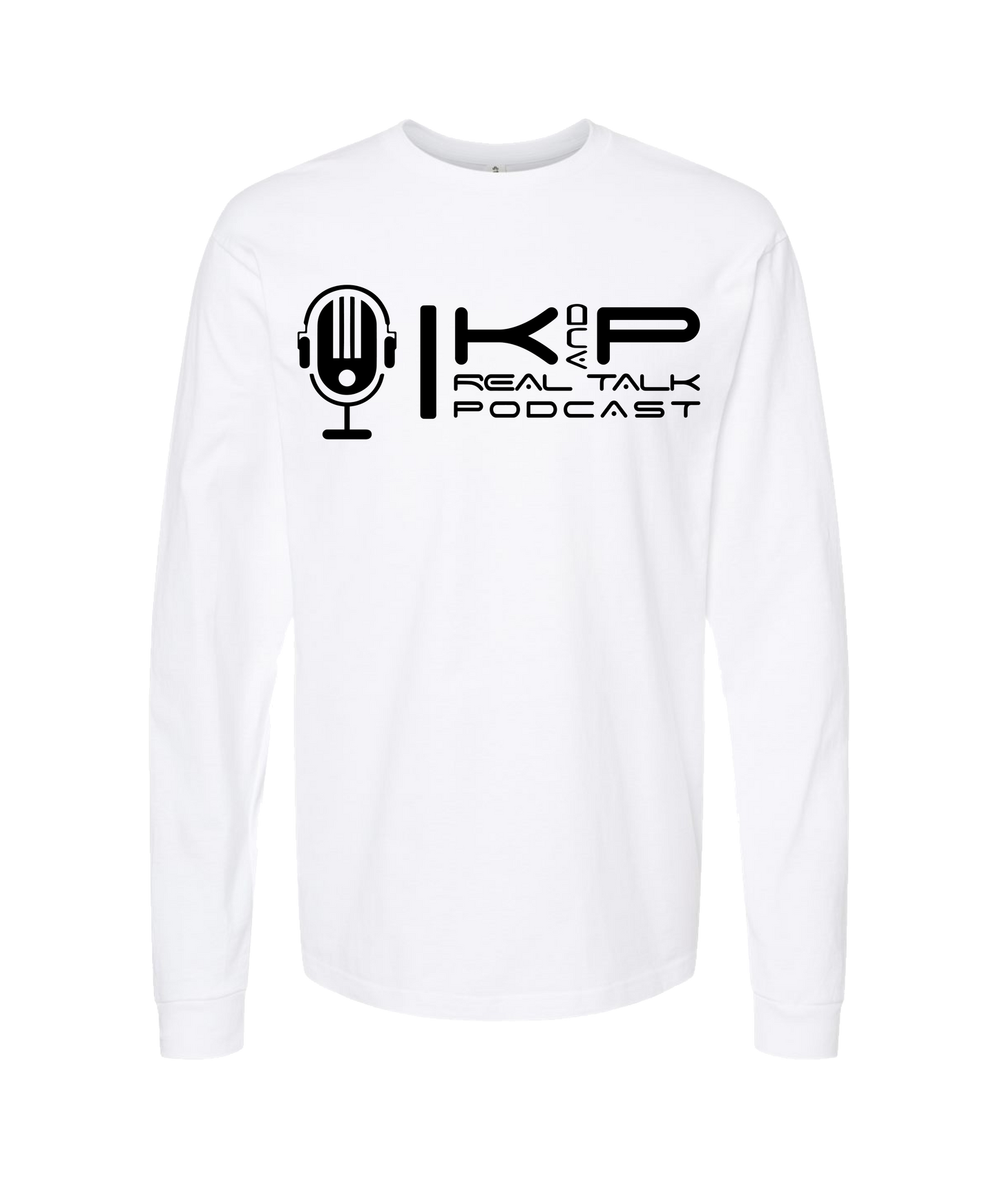 MobiWeb - K&P Real Talk - White Long Sleeve T
