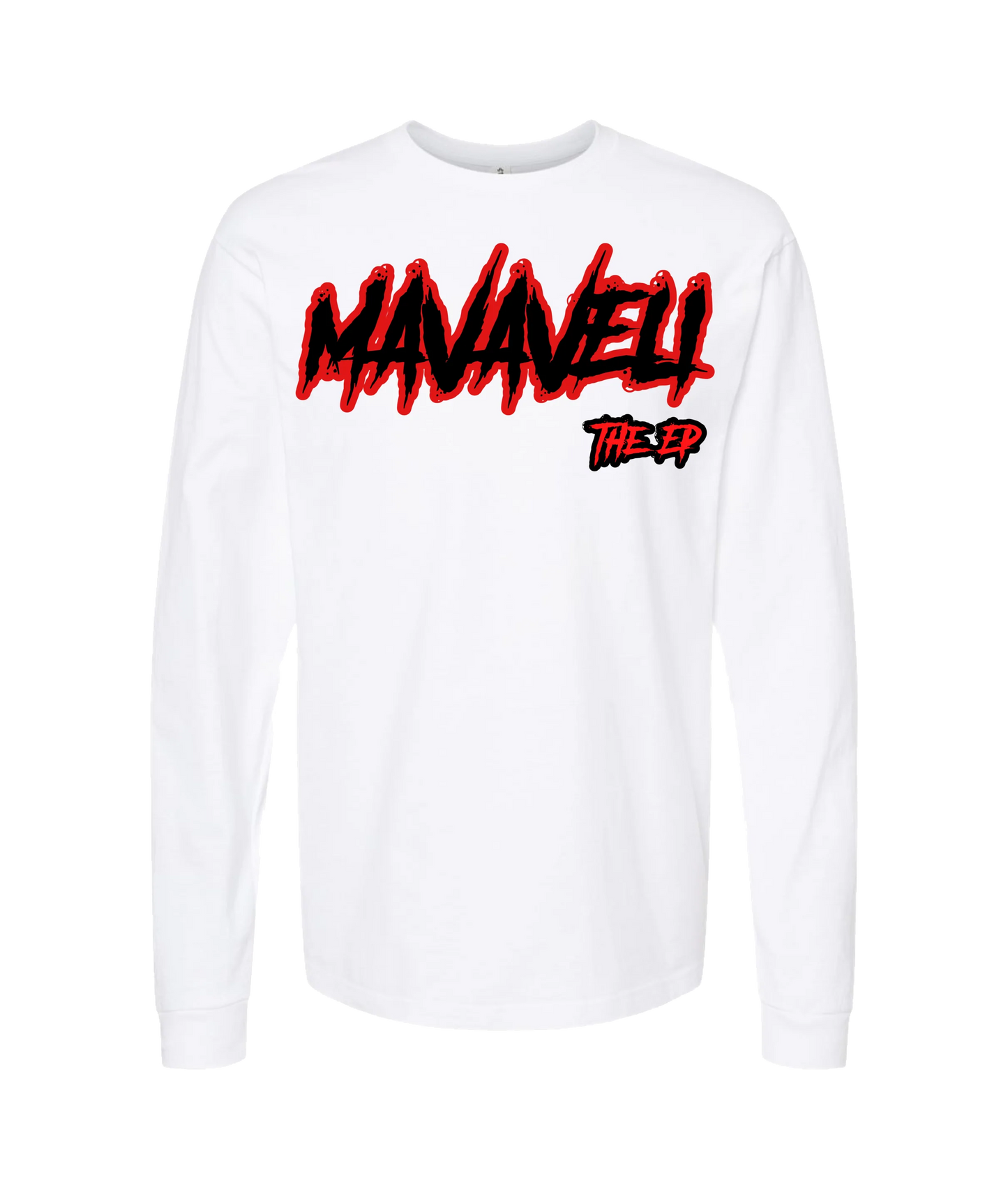 MXVERICK - Logo - White Long Sleeve T