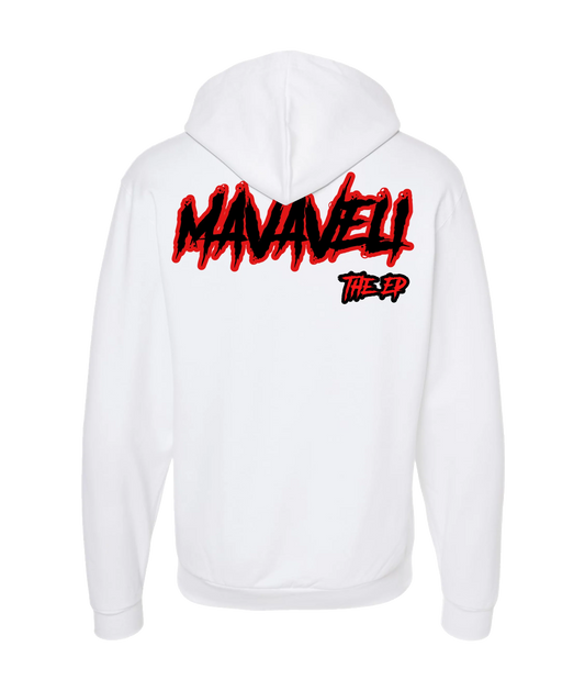 MXVERICK - Logo - White Zip Up Hoodie