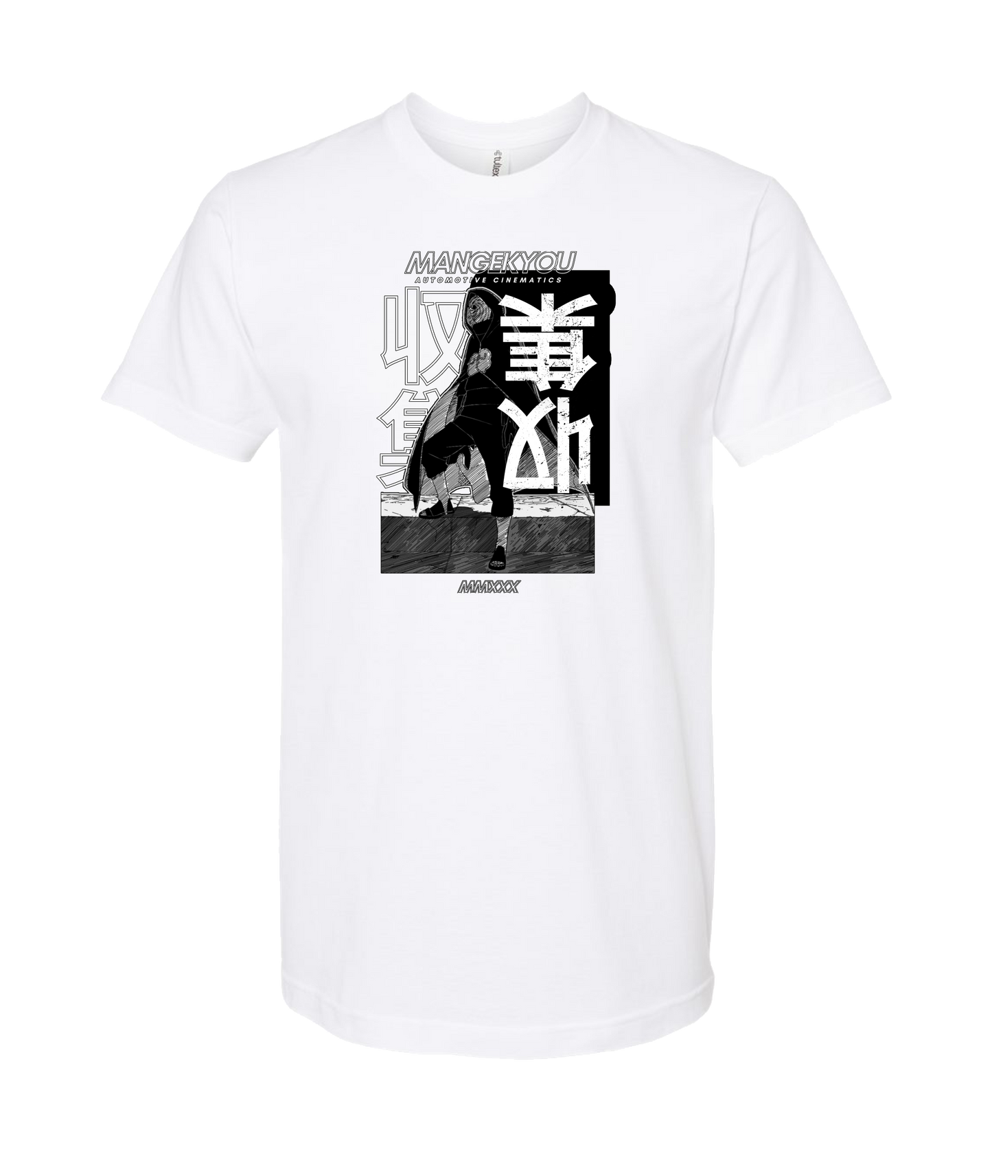MANGEKYOU MEDIA - MMXXX - White T-Shirt