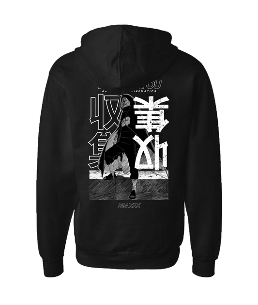 MANGEKYOU MEDIA - MMXXX - Black Zip Up Hoodie