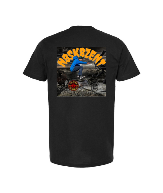 V-N8STOP - SUMMER - Black T-Shirt