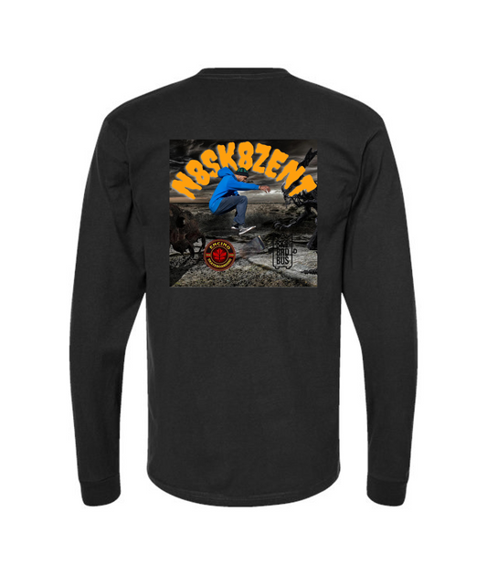 V-N8STOP - SUMMER - Black Long Sleeve T