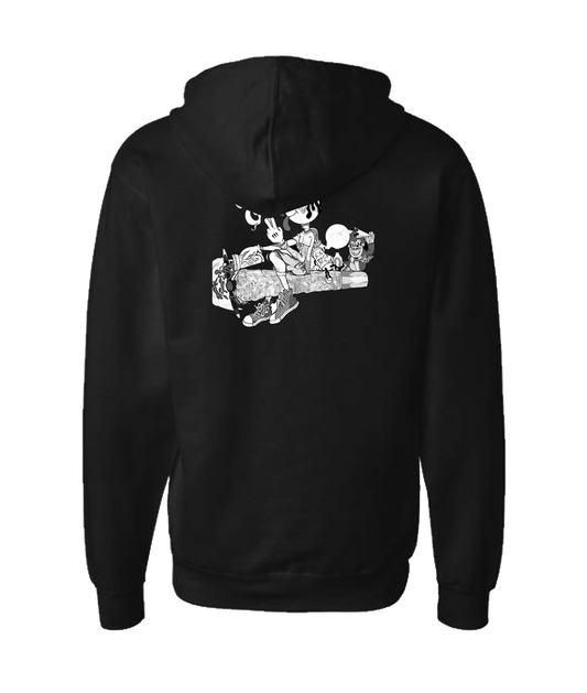 V-NABTOP - Smokers United - Black Zip Up Hoodie