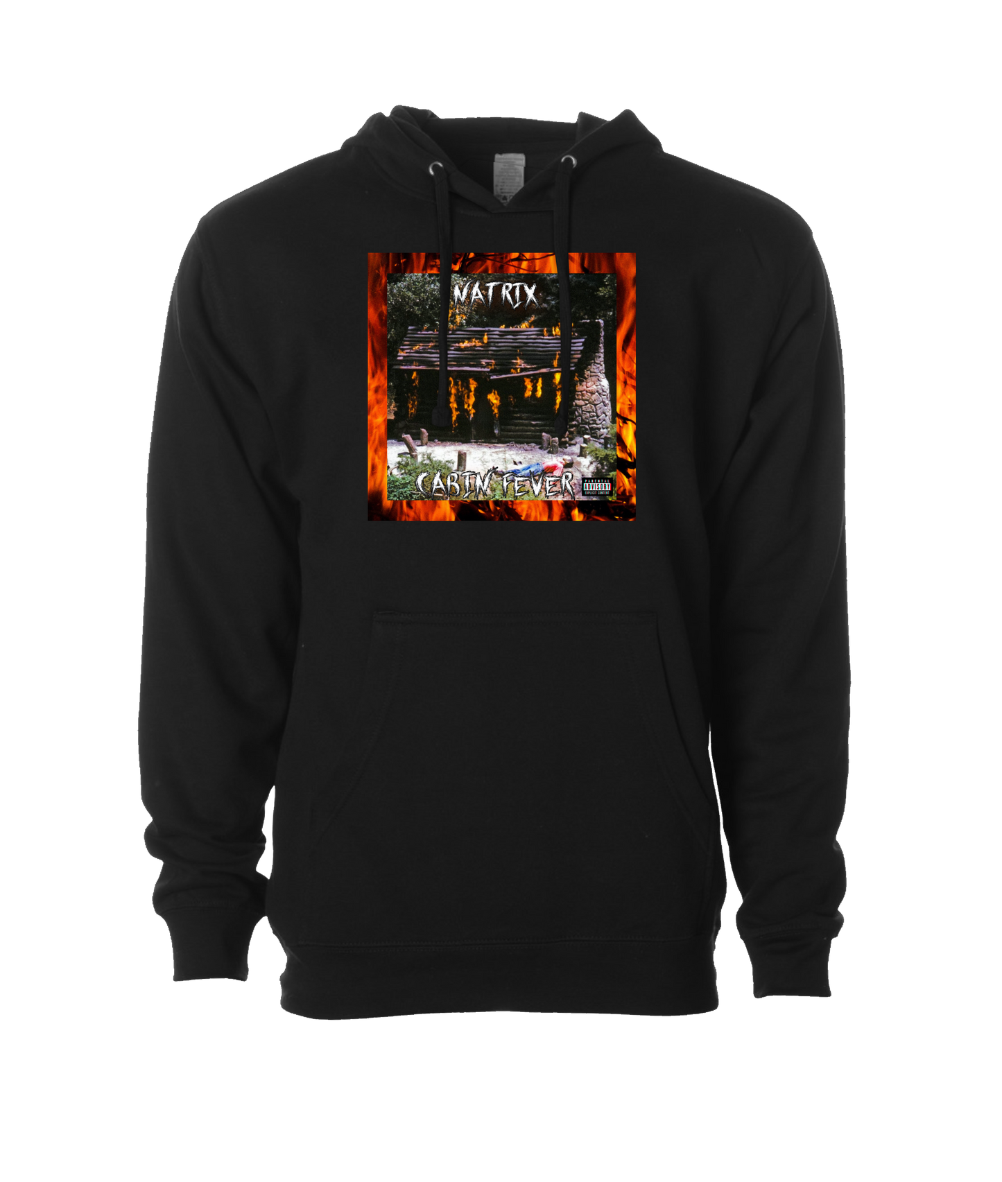 Natrix - Multicolor Graphic - Black Hoodie
