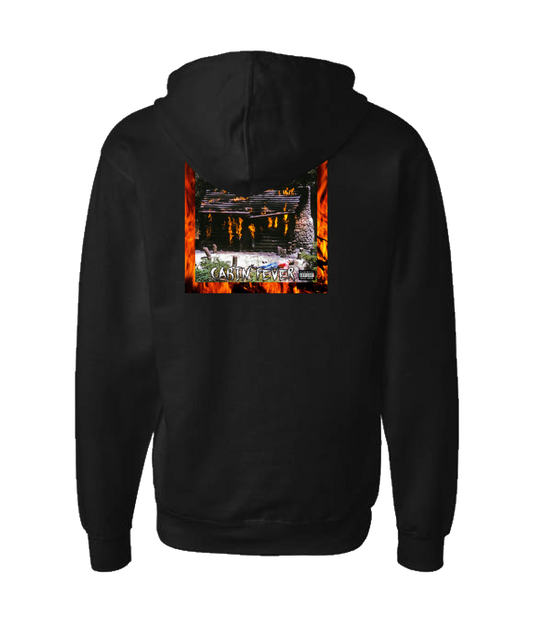 Natrix - Multicolor Graphic - Black Zip Up Hoodie