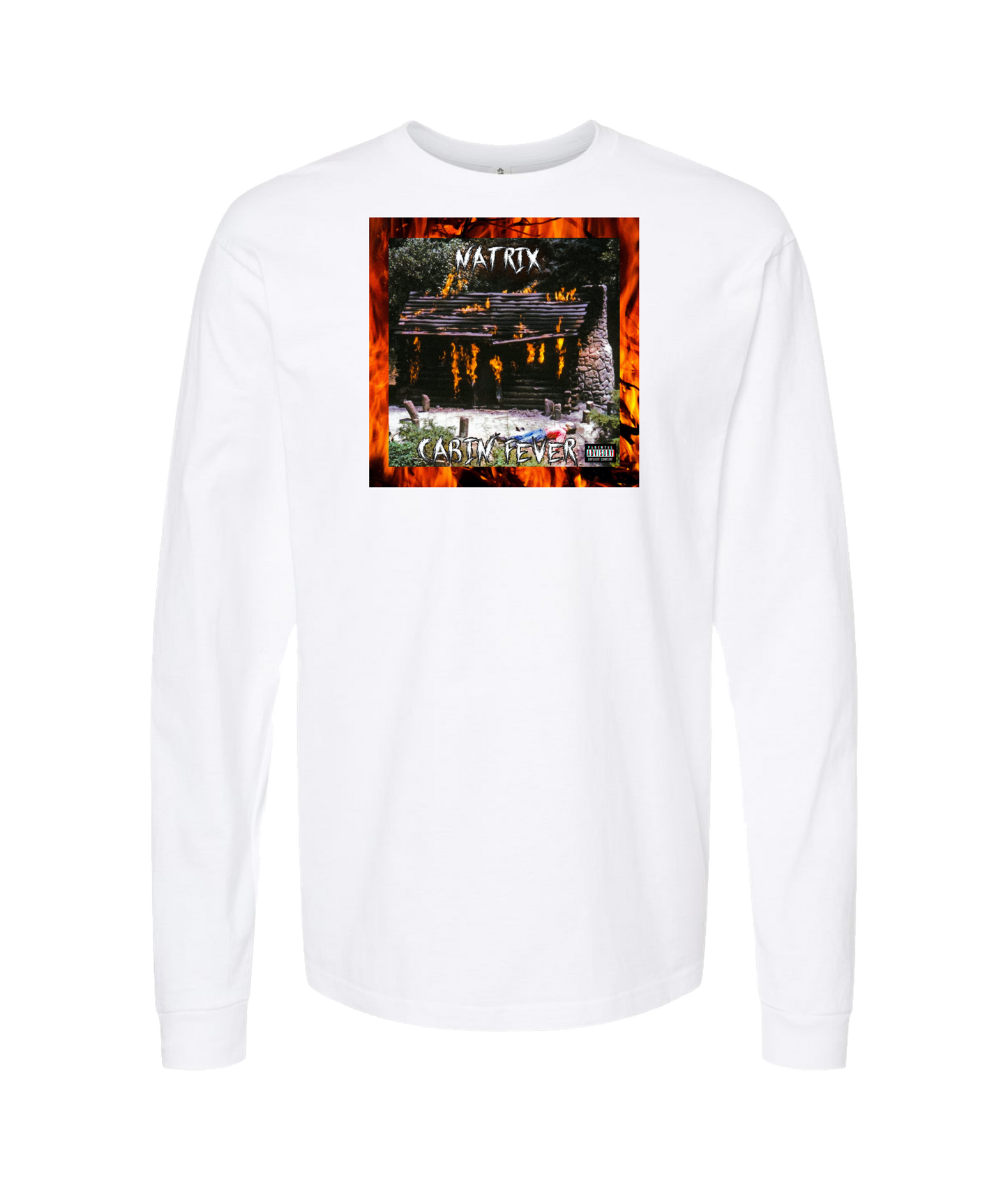 Natrix - Multicolor Graphic - White Long Sleeve T
