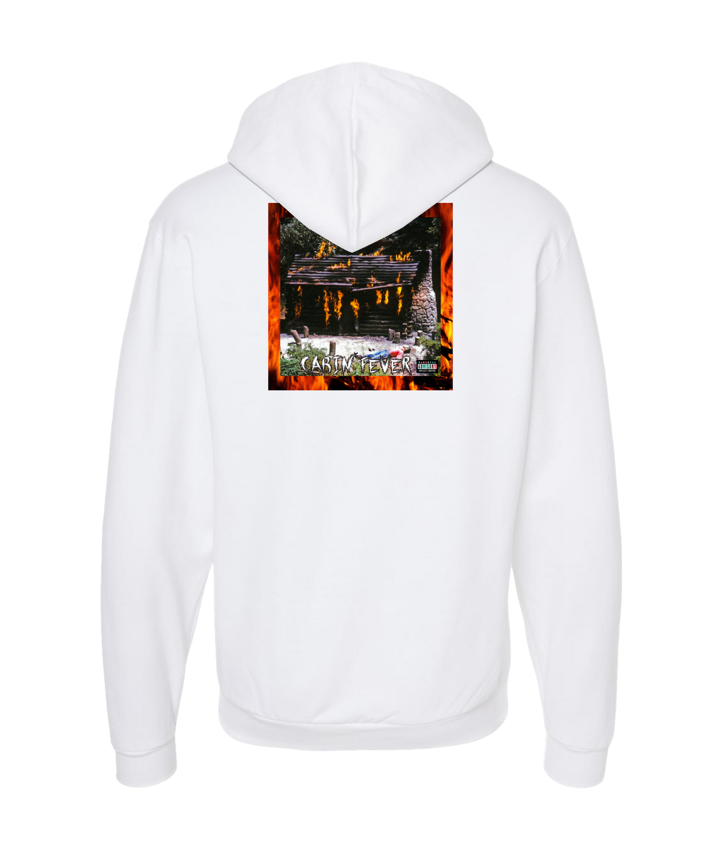 Natrix - Multicolor Graphic - White Zip Up Hoodie