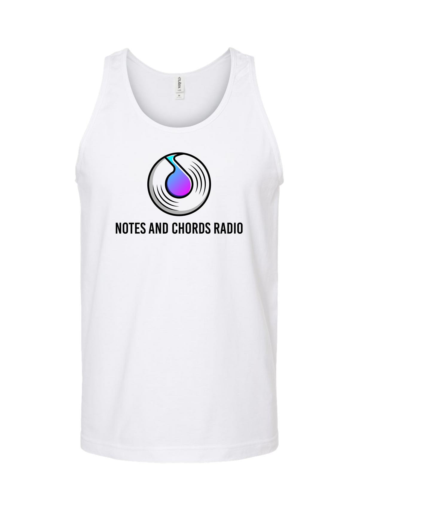 Notes and Chords Radio - Logo - White Tank Top
