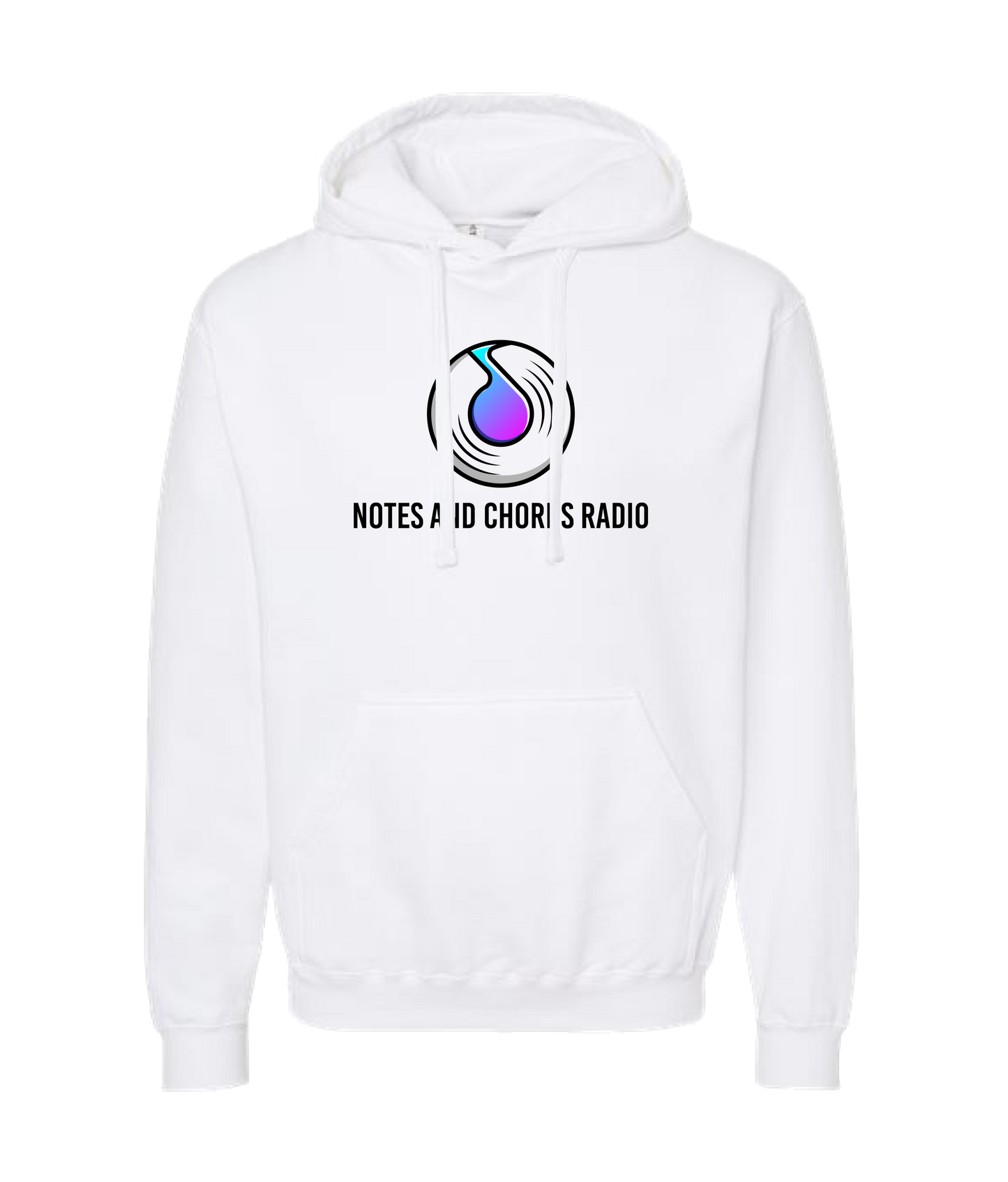 Notes and Chords Radio - Logo - White Hoodie