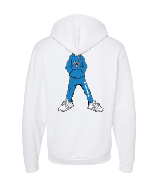 V-NECTOP - RIGUY - White Zip Up Hoodie