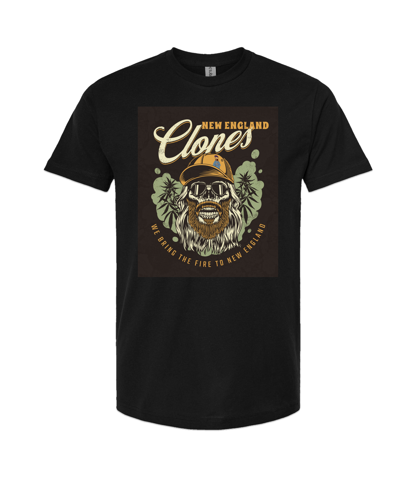 V-NECTOP - WE BRING THE FIRE - Black T Shirt