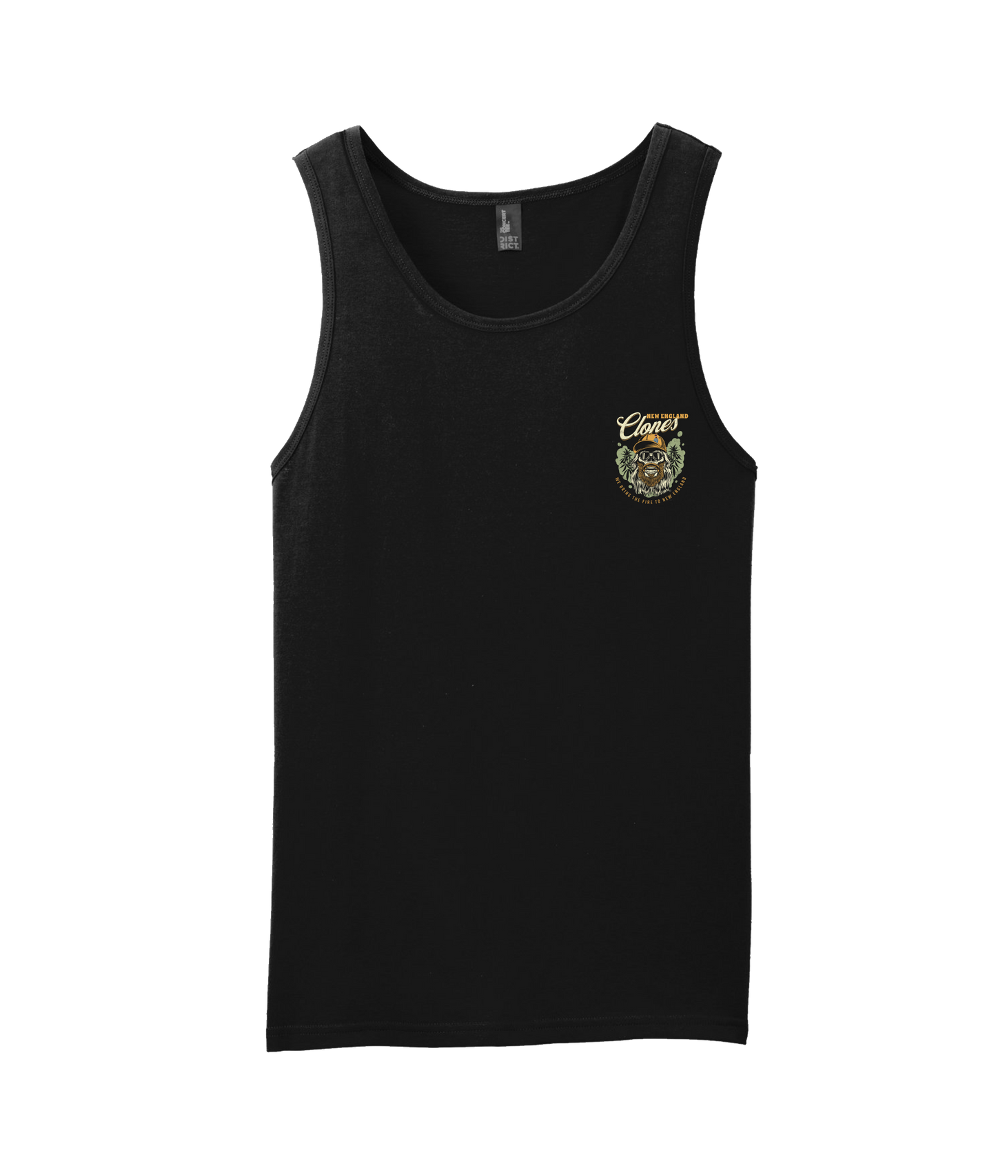 New England Clones - WE BRING THE FIRE - Black Tank Top