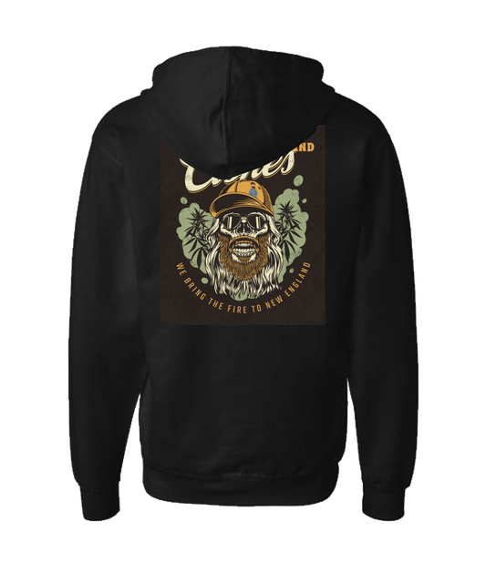 V-NECTOP - WE BRING THE FIRE - Black Zip Up Hoodie
