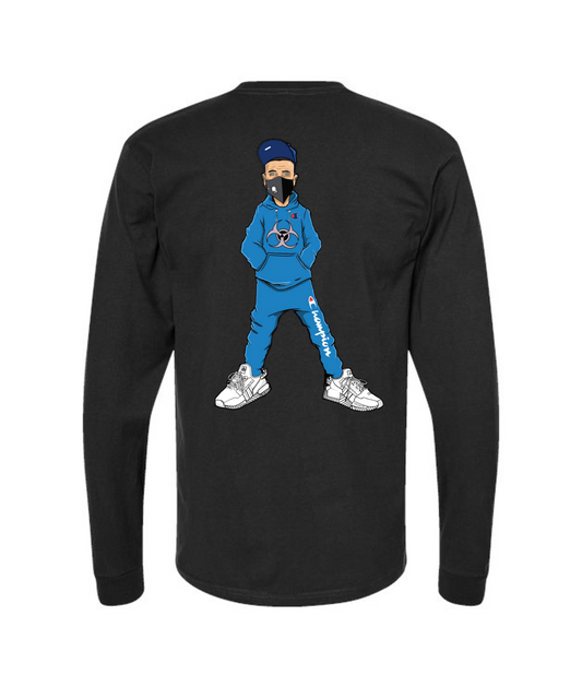 V-NECTOP - CLONES - Black Long Sleeve T