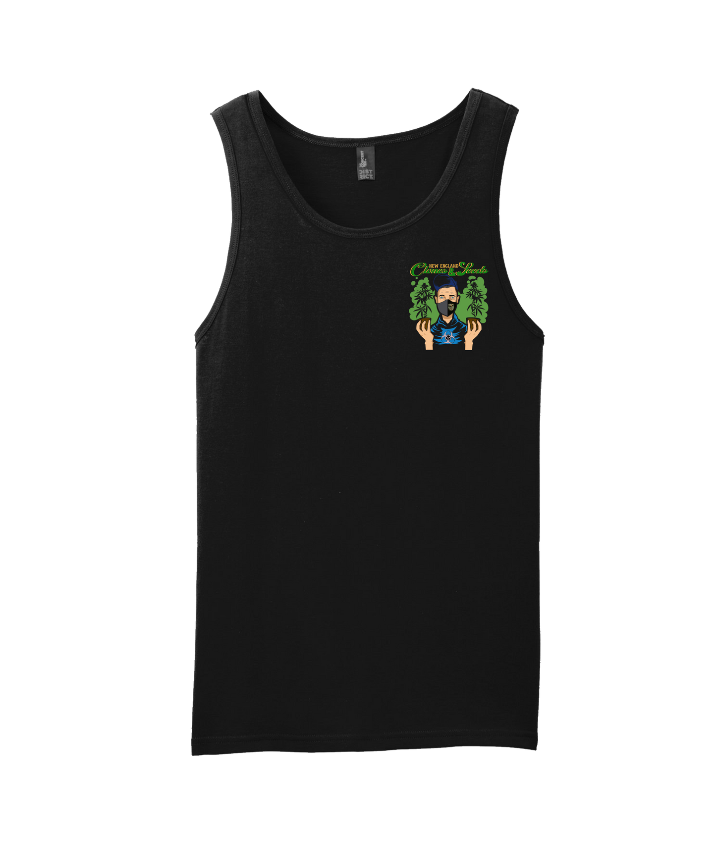 New England Clones - NEC TREES - Black Tank Top