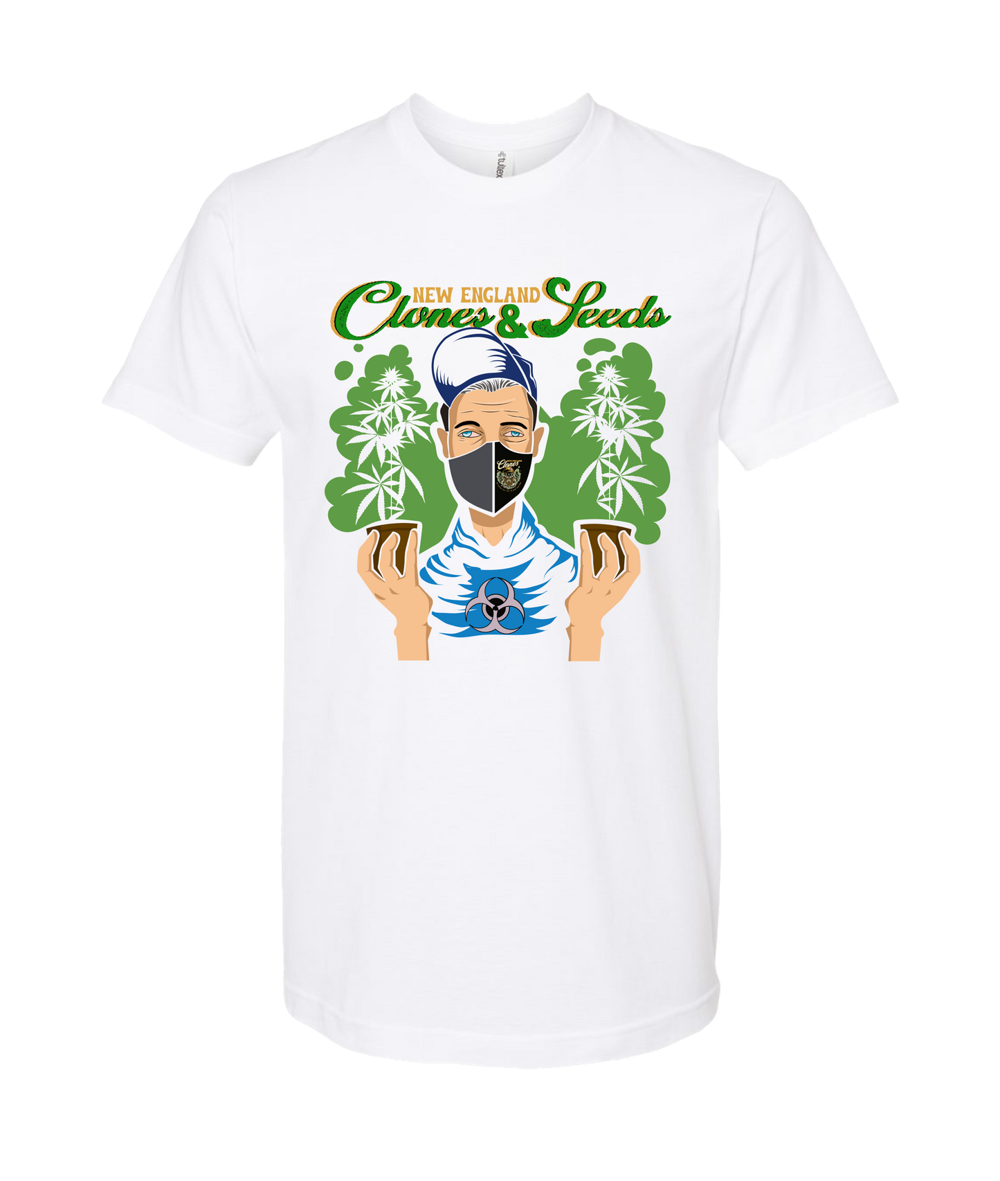 New England Clones - NEC TREES - White T-Shirt