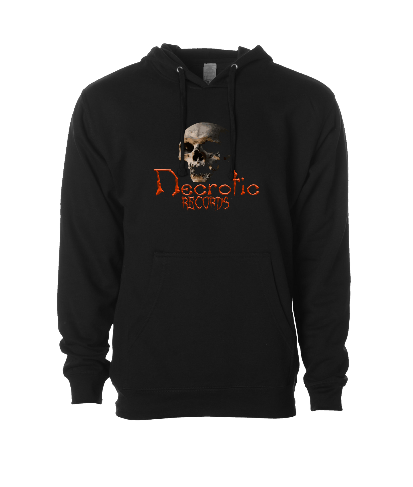 Necrotic Records - Skull - Black Hoodie