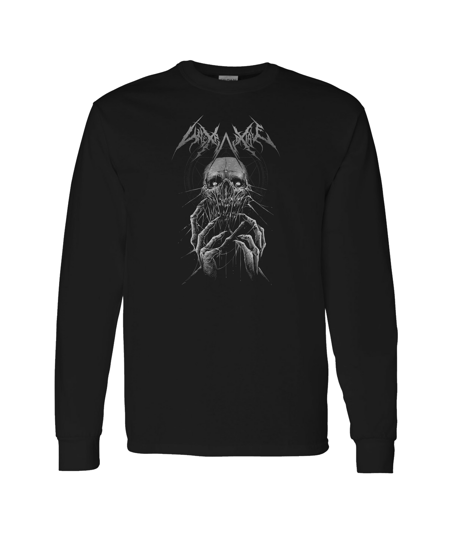 Necrotic Records - Scream - Black Long Sleeve T