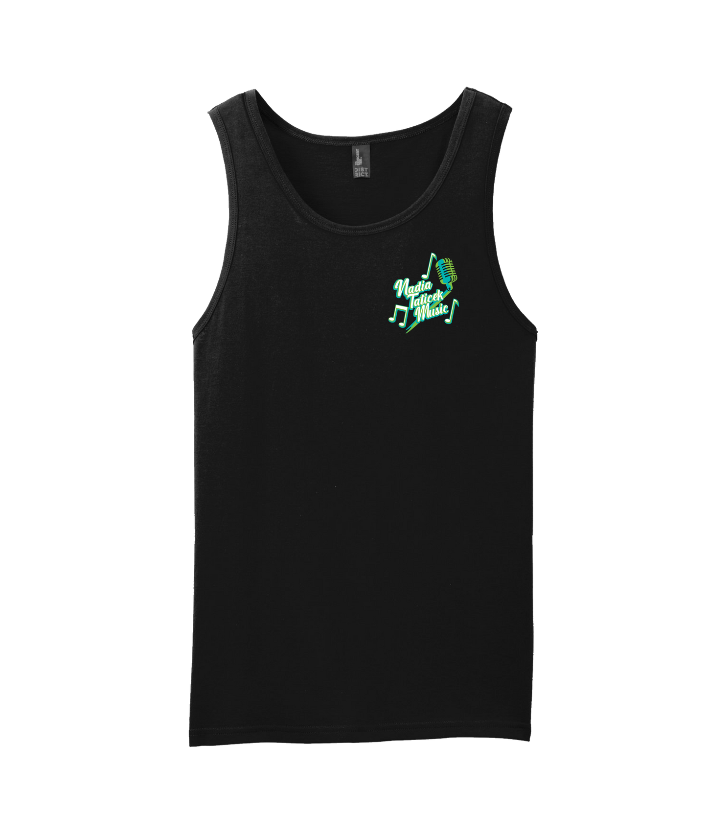 Nadia Taticek - Logo - Black Tank Top