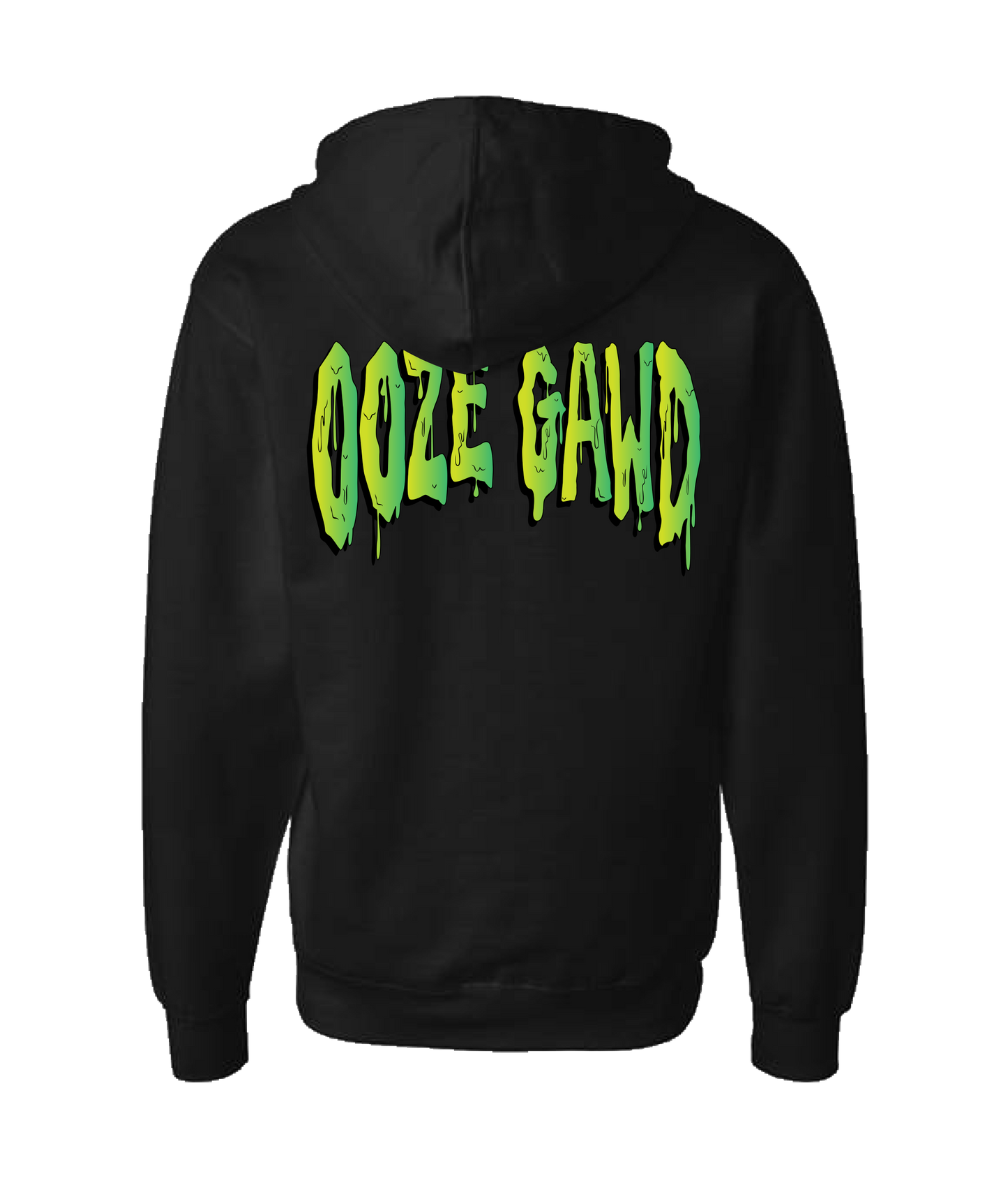 Rahfari Tha Ooze Gawd - Ooze - Black Zip Up Hoodie