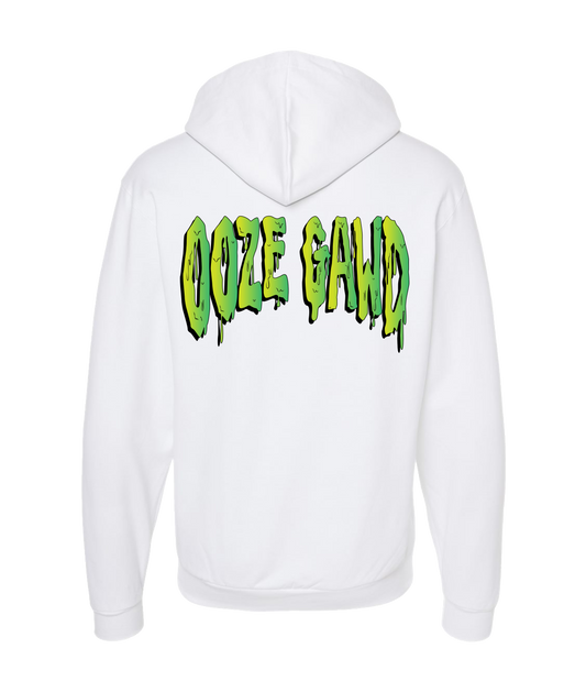 Rahfari Tha Ooze Gawd - Ooze - White Zip Up Hoodie