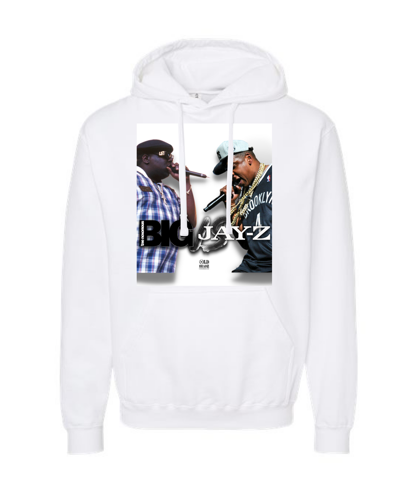 The Old Headz - DESIGN 1 - White Hoodie