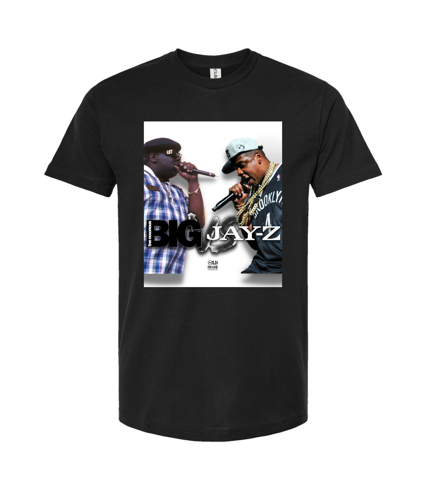 The Old Headz - DESIGN 1 - Black T-Shirt