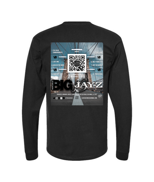 V-OHTOP - DESIGN 1 - Black Long Sleeve T