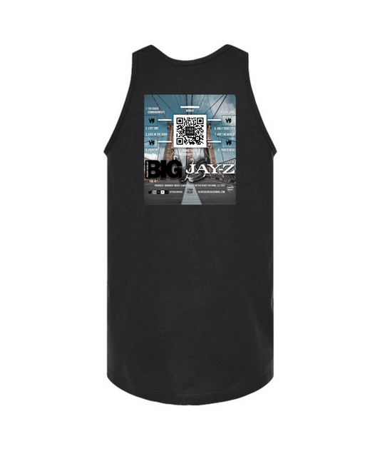 V-OHTOP - DESIGN 1 - Black Tank Top
