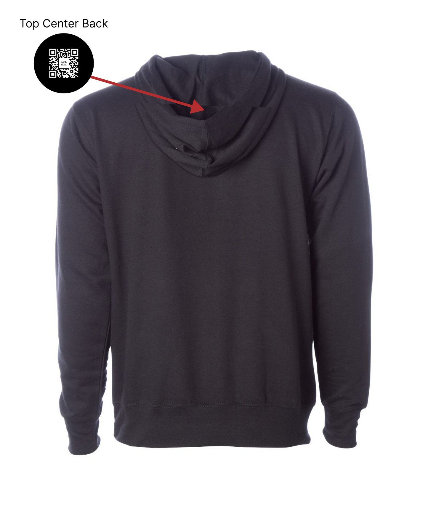 V-OHTOP - DESIGN 2 - Black Hoodie