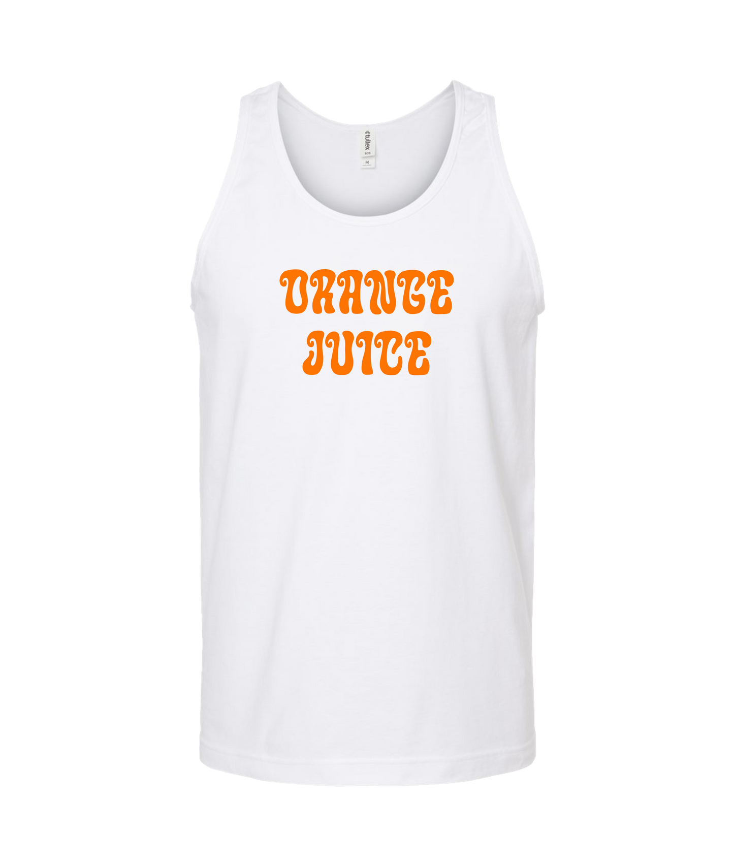 Orange Juice - OJ - White Tank Top