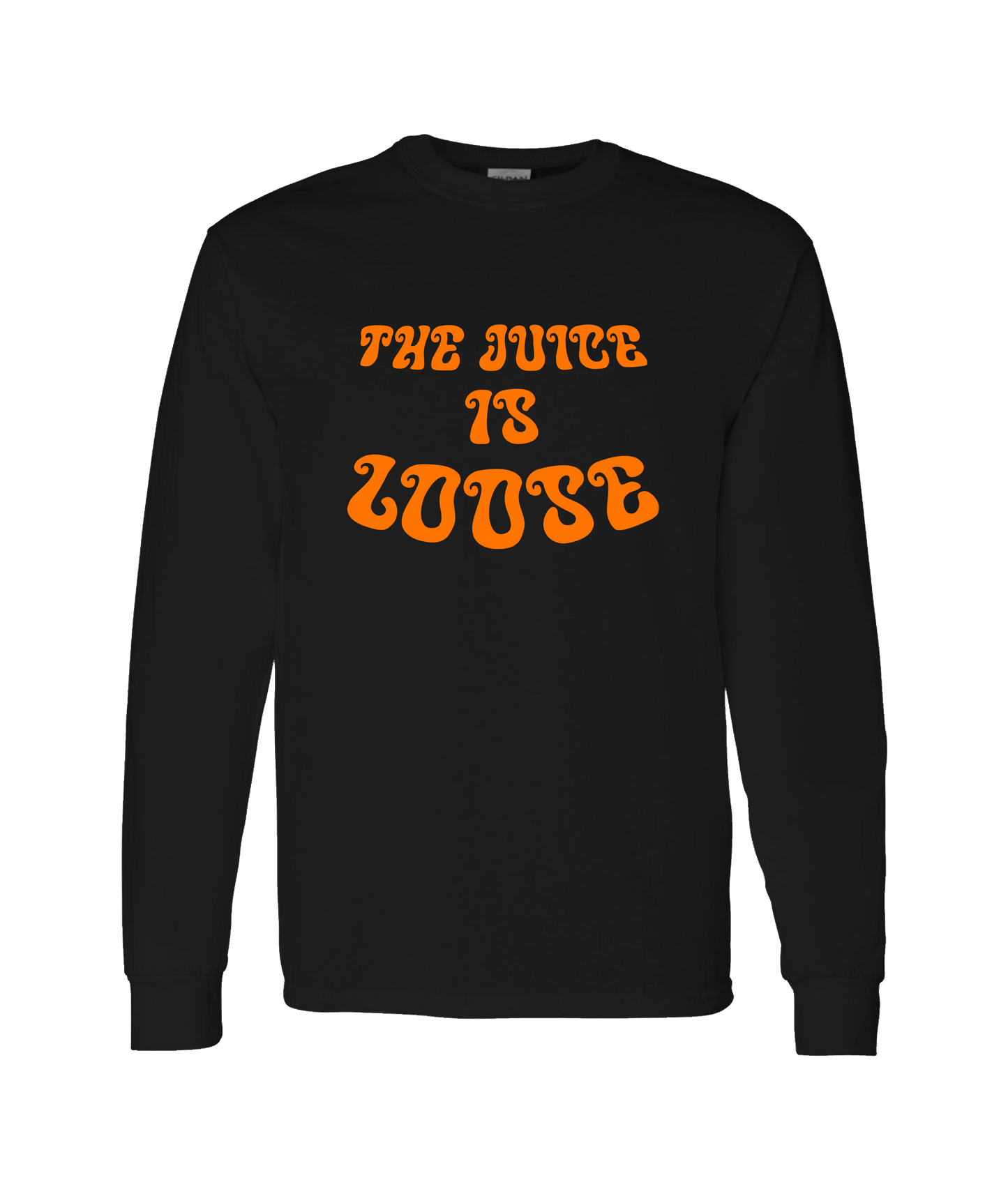 Orange Juice - The Juice is Loose - Black Long Sleeve T