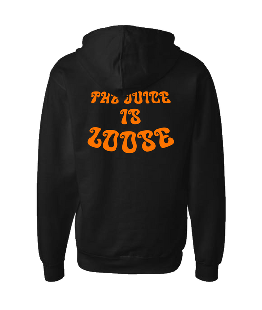 Orange Juice - The Juice is Loose - Black Zip Up Hoodie