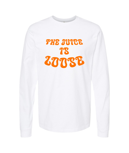 Orange Juice - The Juice is Loose - White Long Sleeve T