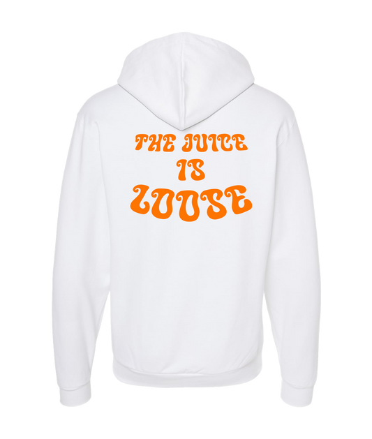 Orange Juice - The Juice is Loose - White Zip Up Hoodie