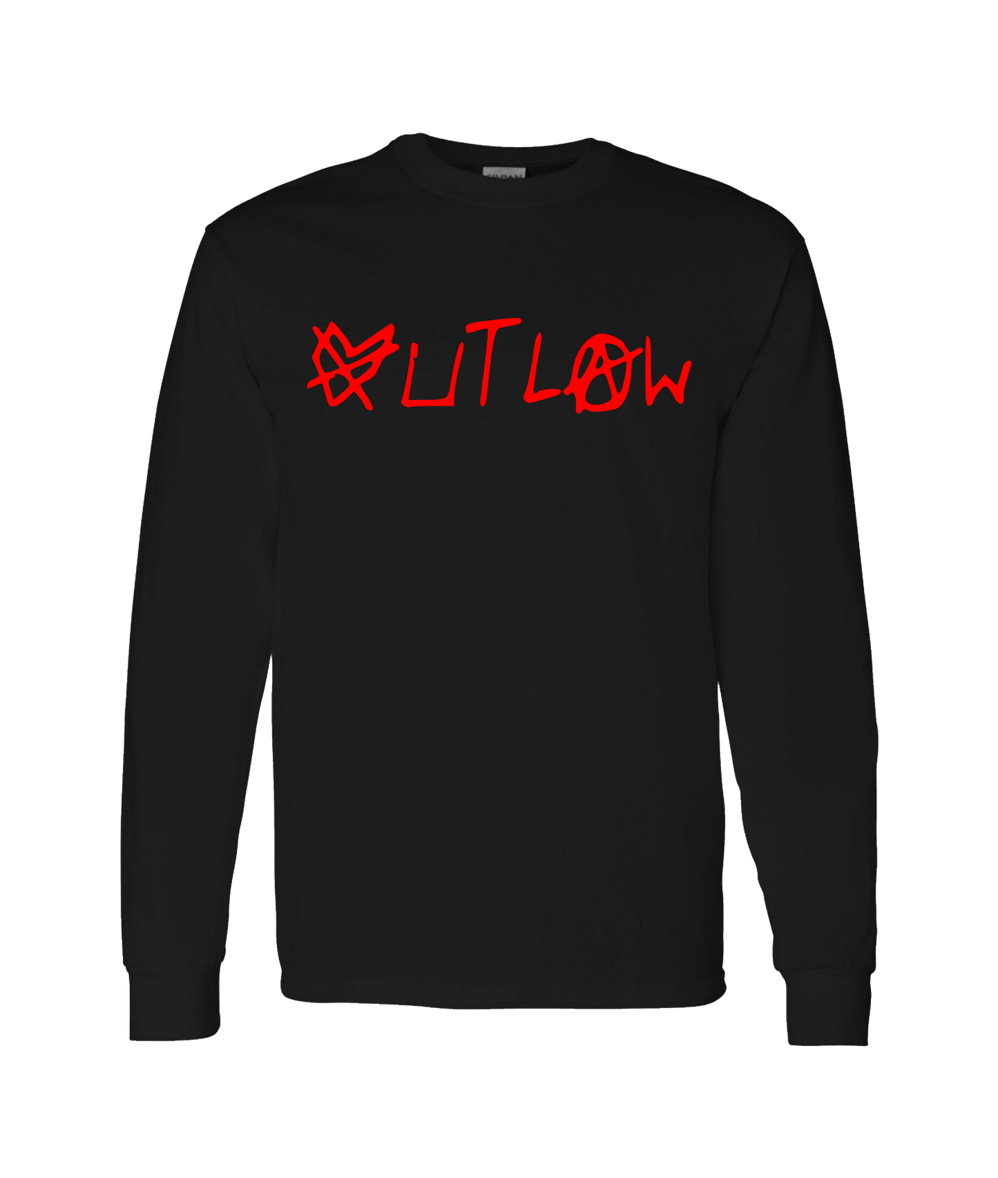 ØUTLAW - Logo - Black Long Sleeve T