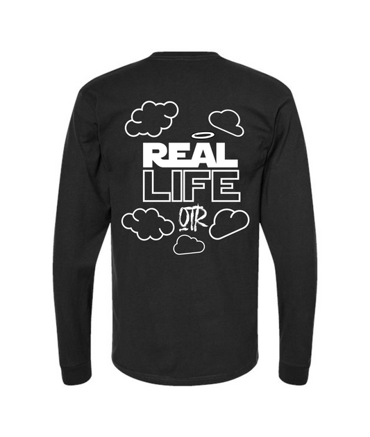 ONLY THE REAL - Real Life - Black Long Sleeve T