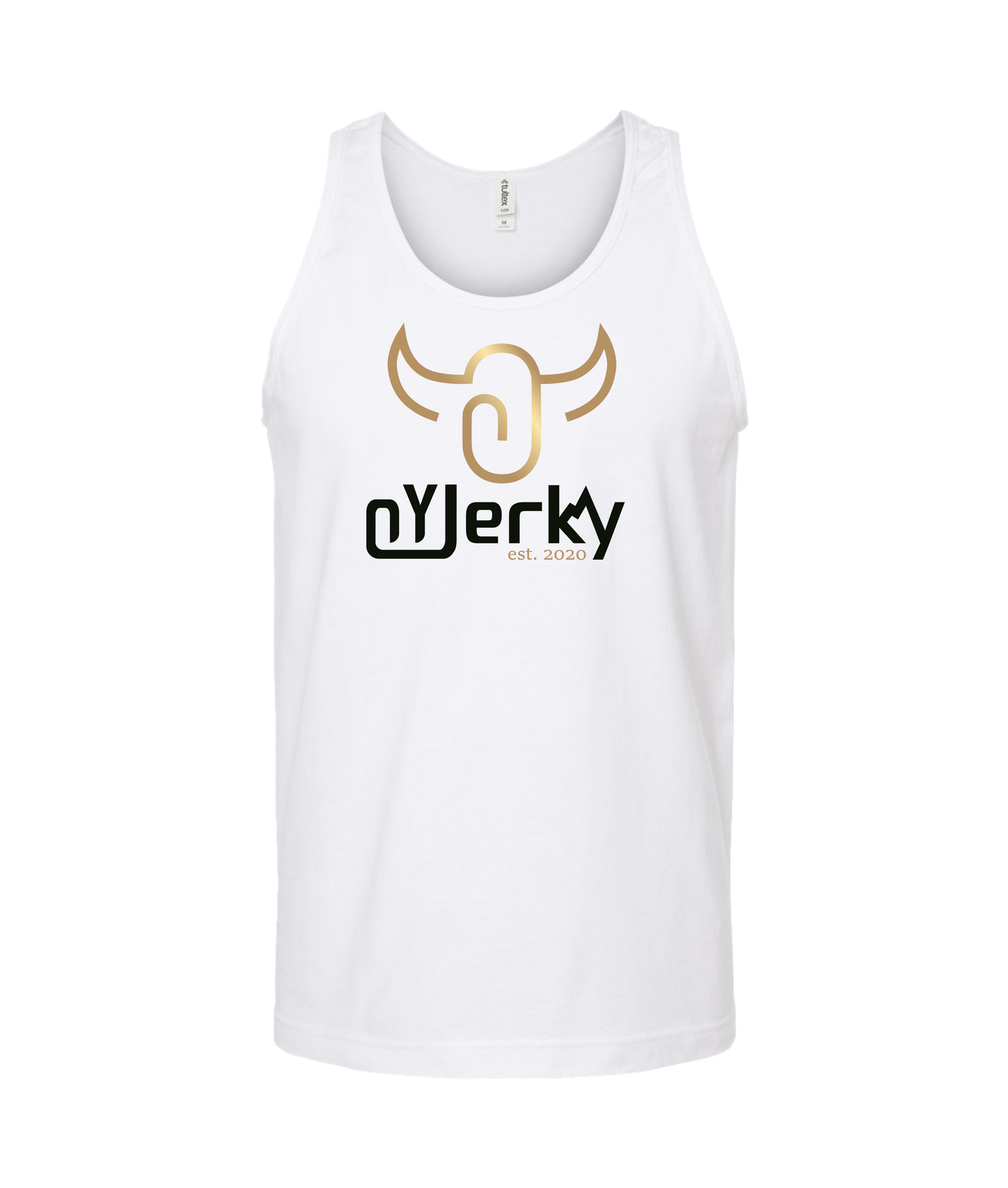 OY Jerky - Primary Logo Color - White Tank Top