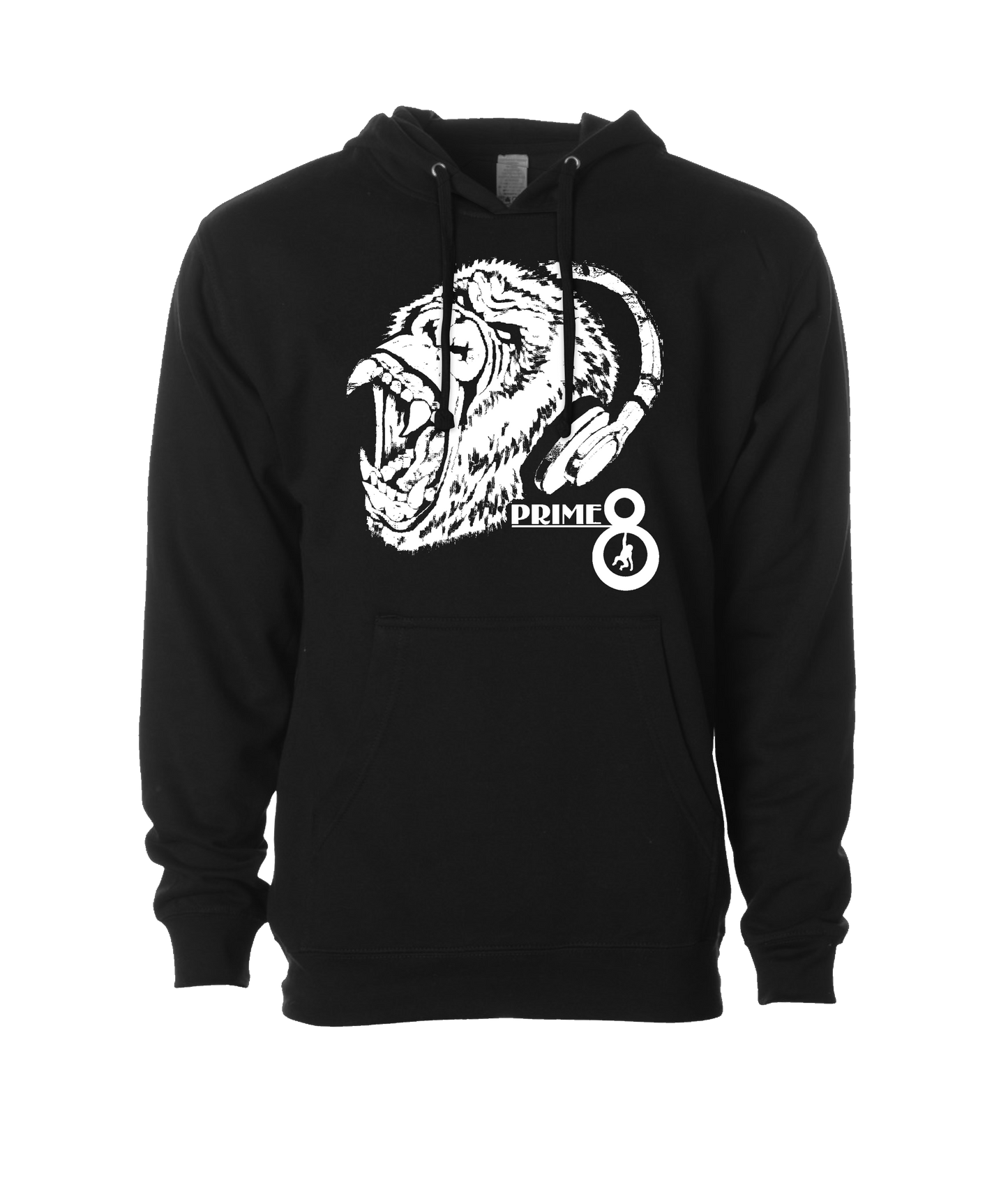 Prime 8 - Headphone Ape - Black Hoodie
