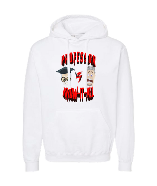 Professor and Know it All - Logo - White Hoodie