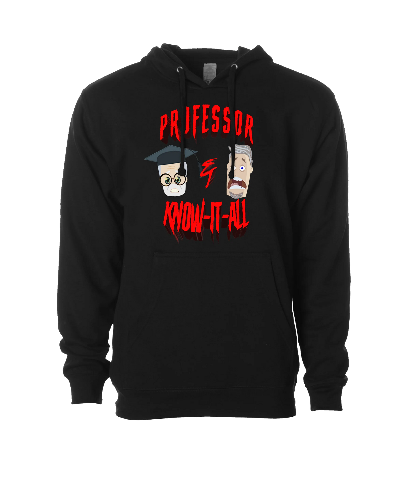 Professor and Know it All - Logo 2 - Black Hoodie